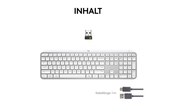 Logitech MX Keys S pale grey 