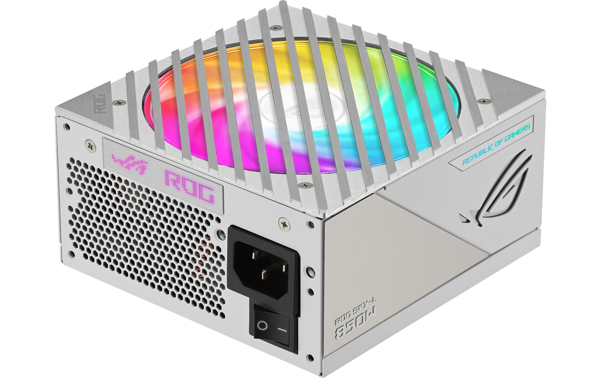 1568971 - Mediatech Asus ROG Loki SFX-L-850W Platinum, White Ed 80+ Platinum, PCI-E 5.0 ready kaufen Schweiz | Mediatech.ch
