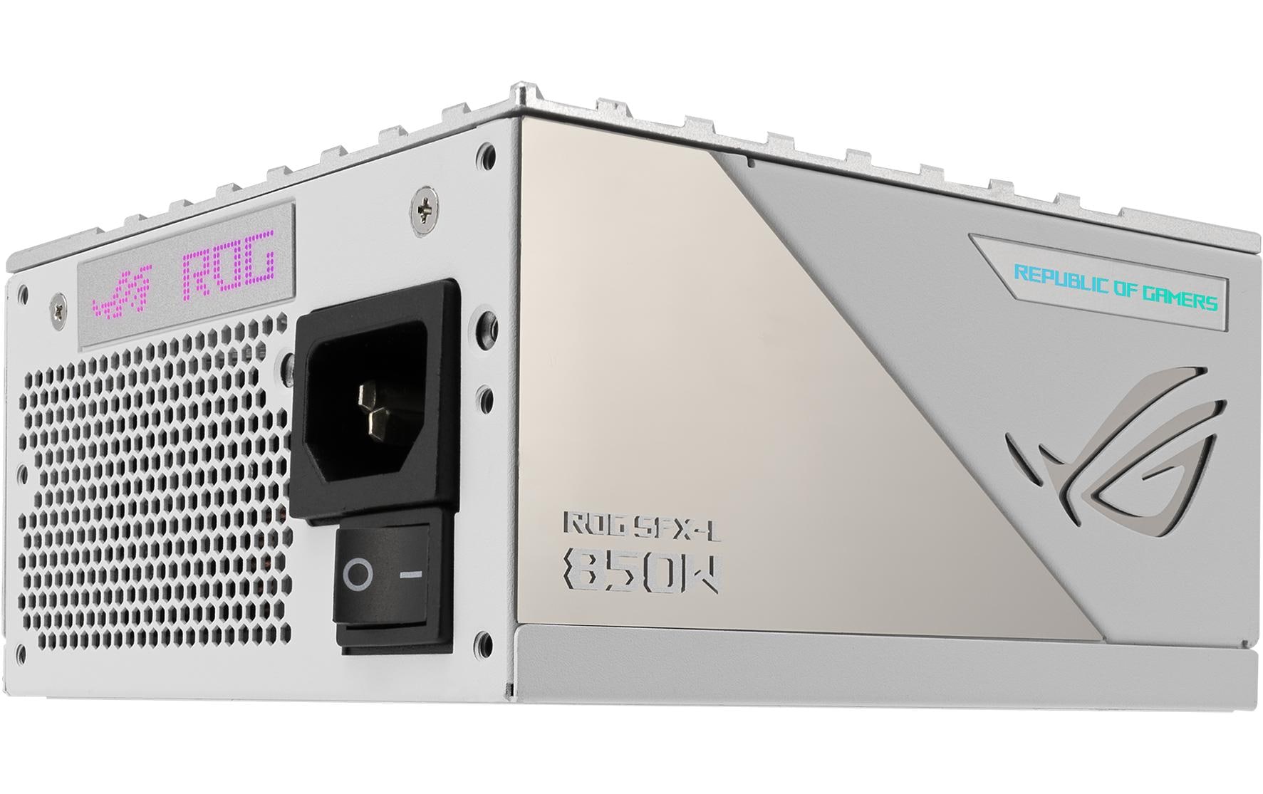 1568971_5 - Mediatech Asus ROG Loki SFX-L-850W Platinum, White Ed 80+ Platinum, PCI-E 5.0 ready