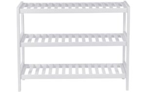Songmics Schuhregal Weiss, Bambus 70x55x26 cm (BxHxT), Traglast Regal a 10kg kaufen Schweiz | Mediatech.ch