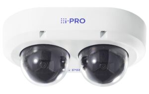 Panasonic Netzwerkkamera WV-U85402-V2L Outdoor, Dual Dome, 2x4MP, IR, Weiss
