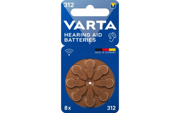 VARTA Hörgerätebatterie 312, 1.45V, 8Stk 8 Stück, Blister Verpackung kaufen Schweiz | Mediatech.ch
