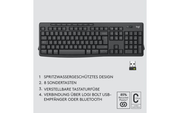 Logitech MK370 for Business Logi Bolt