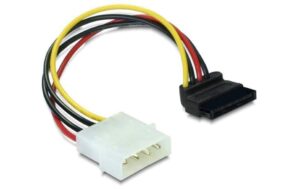 Serial ATA Stromanschlusskabel 90° Winkel für eine HDD, 12cm