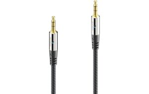 Sonero 3.5mm Kabel mit Nylonmantel, 3.00m Stecker <-> Stecker, 3-Pol