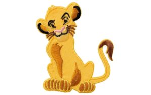 Monoquick Aufbügelbild Midi König der Löwen Simba