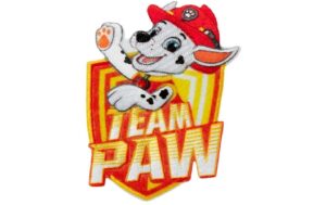 Monoquick Aufbügelbild Midi Paw Patrol Marshall Team