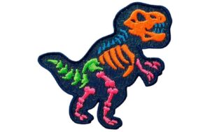 Monoquick Aufbügelbild Midi Dino farbig