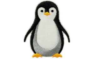Monoquick Aufbügelbild Midi Recycl-Patch Pinguin