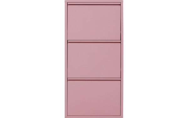 Kare Schuhschrank Caruso 3er, Rosa 104 x 50 x 15 cm, Stahlblech, 6 Paar Schuhe kaufen Schweiz | Mediatech.ch