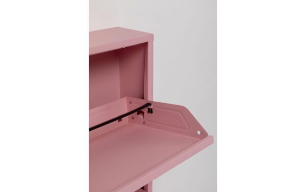 Kare Schuhschrank Caruso 3er, Rosa 104 x 50 x 15 cm, Stahlblech, 6 Paar Schuhe
