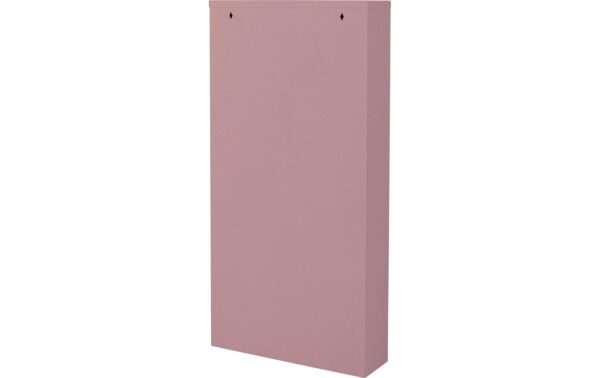 Kare Schuhschrank Caruso 3er, Rosa 104 x 50 x 15 cm, Stahlblech, 6 Paar Schuhe