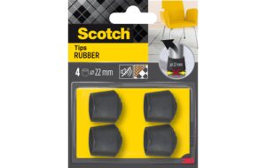 3M, Stuhlbeingleiter Ø 22 mm, Schwarz, 4er Robuste Stuhlgleiter von Scotch kaufen Schweiz | Mediatech.ch