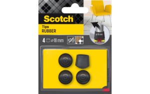 3M, Stuhlbeingleiter Ø 18 mm, Schwarz, 4er Robuste Stuhlgleiter von Scotch kaufen Schweiz | Mediatech.ch