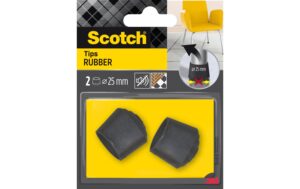Stuhlbeingleiter, schwarz, Ø 25mm, Robuste Stuhlgleiter von Scotch