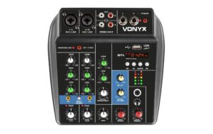 Vonyx VMM100 3-Kanal Mischpult MP3/BT/USB kaufen Schweiz | Mediatech.ch