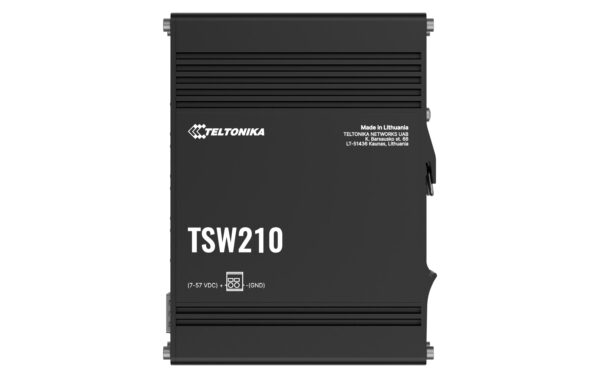 Teltonika TSW210 Industrie Switch 8xGE, 2xSFP, 7-57Volt, ohne Netzteil kaufen Schweiz | Mediatech.ch