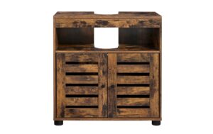 Vasagle WaschbeckenunterschrankVintagebraun 60x30x63 cm (LxBxH), Traglast 20 kg