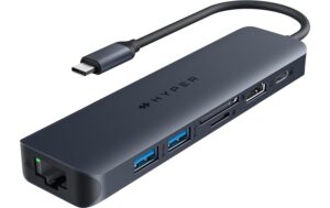 Hyper HyperDrive EcoSmart 7-in-1 Hub Schwarz
