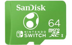 SanDisk microSDXC Card Nintendo Switch 64GB Yoshi,U3, lesen 100MB/sec, schreiben 60MB/s