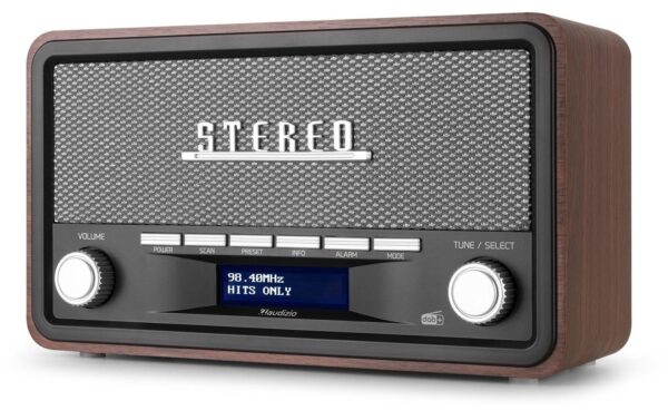 1574621 - Mediatech Audizio FoggiaGR Retro DAB+ Radio, FM, BT, grau kaufen Schweiz | Mediatech.ch