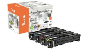 Peach Toner für HP Color LJ Pro 207X 1x3150 S. black, 3x2450 S. c,m,y