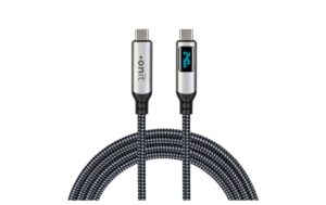 onit Premium LED USB4-Kabel C-C schw/gr 1m USB 4.0 / 240W / 40Gbps / 8K@60Hz kaufen Schweiz | Mediatech.ch