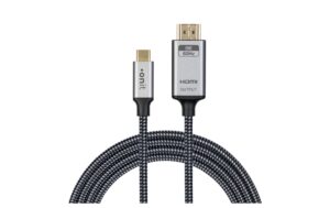 1576655 - Mediatech onit 8K-Videokabel C-HDMI schwarz/grau 1m 8K@60Hz / 48Gbps / HDMI 2.1