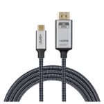 onit 8K-Videokabel C-HDMI schwarz/grau 3m 8K@60Hz / 48Gbps / HDMI 2.1