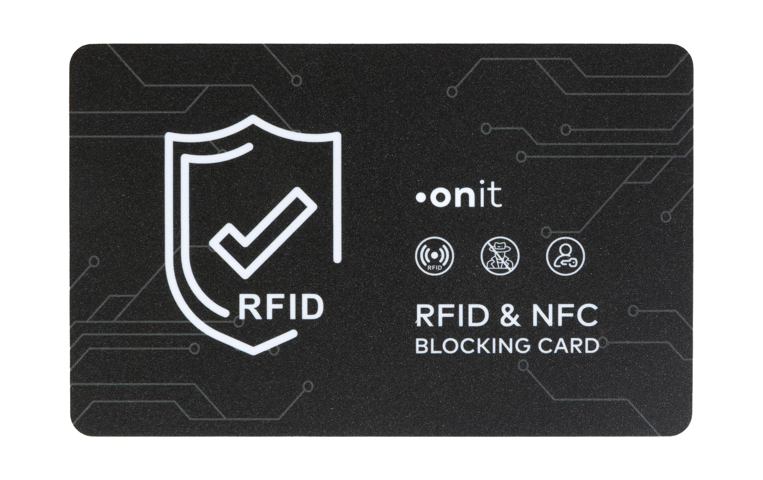 onit Skimming Blocker Kreditkartenschutz RFID/NFC-Blocker kaufen Schweiz | Mediatech.ch