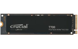 Crucial SSD T700 M.2 NVMe PCIe 5.0 2TB 3D NAND, lesen 11500MB/s, schr. 11800MB/s