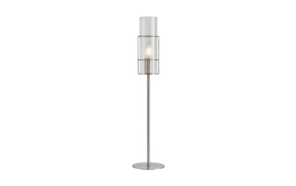 Markslöjd MARKSLOJD Tubo 1L Tischleuchte Nickel 65cm exkl. 1x E14 max. 40W, Ein/Aus-Schalter kaufen | Mediatech.ch