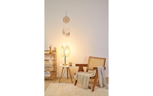 1581041_5 - Mediatech Pauleen Boho Darling Tischleuchte max. 20W 2xE27 Beige 230V Metall/Holz/Stoff