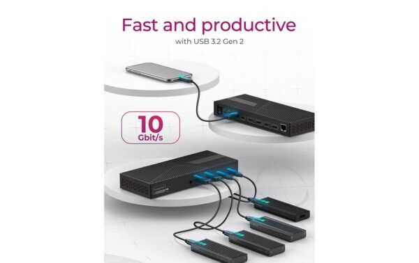 1581291_2 - Mediatech ICY BOX IB-DK2246AC Multi-Dockingstation USB Type-C mit Power Delivery