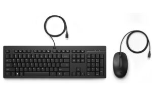 HP 225MK Tastatur-Maus Set Wired,USB-A 1200 DPI