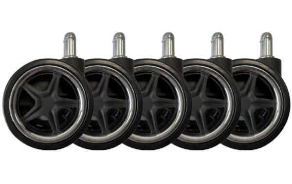 1581666 - Mediatech LC-POWER Gaming Stuhlrollen 5er Set. schwarz kaufen Schweiz | Mediatech.ch