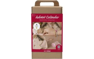 Creativ Company Adventskalender Bastelset Schmuck, 4 Stück