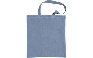 Creativ Company Tragetasche aus Baumwolle blau, 38x42 cm