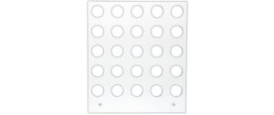 Primera Einlegeplatte zu Eddie 5x5 Löcher mit jeweils 15/20mm kaufen Schweiz | Mediatech.ch