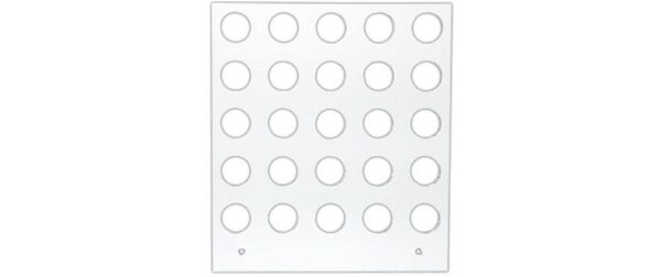 1584498 - Mediatech Primera Einlegeplatte zu Eddie 5x5 Löcher mit jeweils 15/20mm kaufen Schweiz | Mediatech.ch