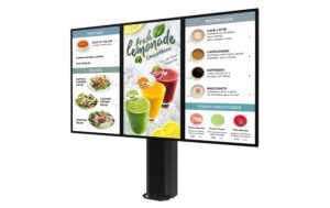 Peerless-AV KOF555-3-LGE-EUK Kiosk 3x 55, Outdoor, für 55XE4F