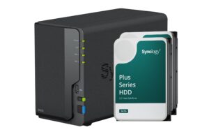 Synology DS223, 2-bay NAS inkl. 2x 6TB HDD Synology Plus HAT33x