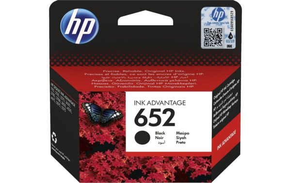 HP Tinte Nr. 652 - Black (F6V25AE) Seitenkapazität ~ 360 Seiten