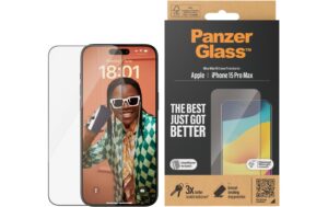 PANZERGLASS Clear Glass - UWF iPhone 15 Pro Max