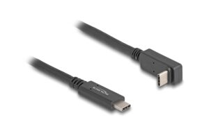 Delock USB 5 Gbps Kabel USB-C zu USB-C 2 m Stecker/Stecker, gewinkelt, oben/unten
