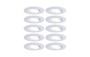 Paulmann EBL Set Calla BBC rund weiss matt schwenkbar LED 10x680lm 4000K 6W 230V kaufen Schweiz | Mediatech.ch