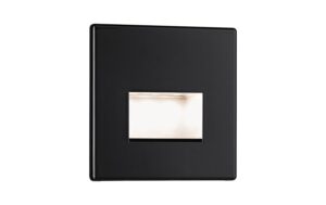 Paulmann EBL Set Edge Wand eckig schwarz LED 1x1, 2W 230V