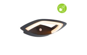 Paulmann Outdoor Wandleuchte Akena anth. PIR insect friendly 230V