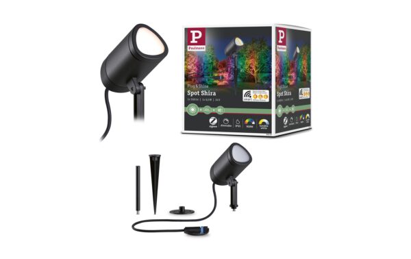 Paulmann Outdoor Plug & Shine Spot Shira RGBW Zigbee 2000-6500K
