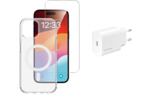 4smarts 3in1 Premium Starter Set für iPhone 15 Plus